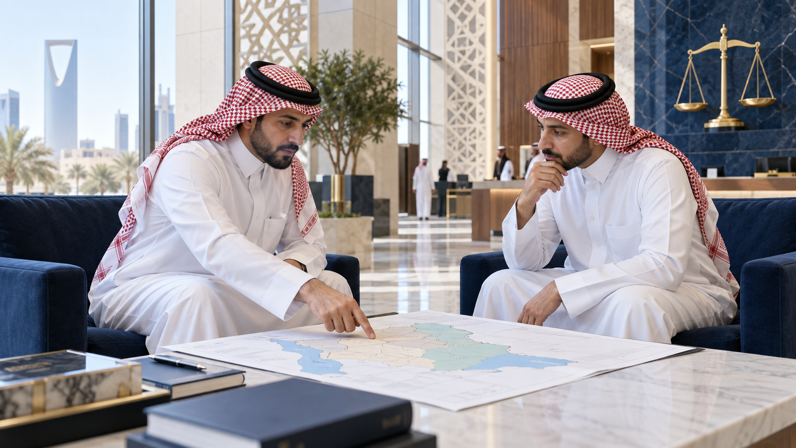 ممارسان قانونيان سعوديان يناقشان الاختصاص القضائي